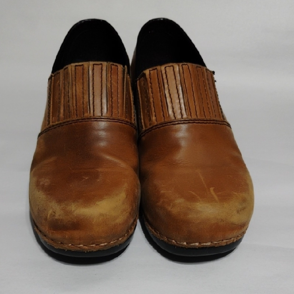 Bjorndal Tan Leather Women's Mules (A-77) - Picture 3 of 8